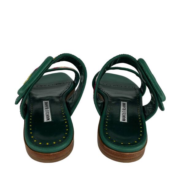 Manolo Blahnik Multicolor Sandals - Picture 11 of 14